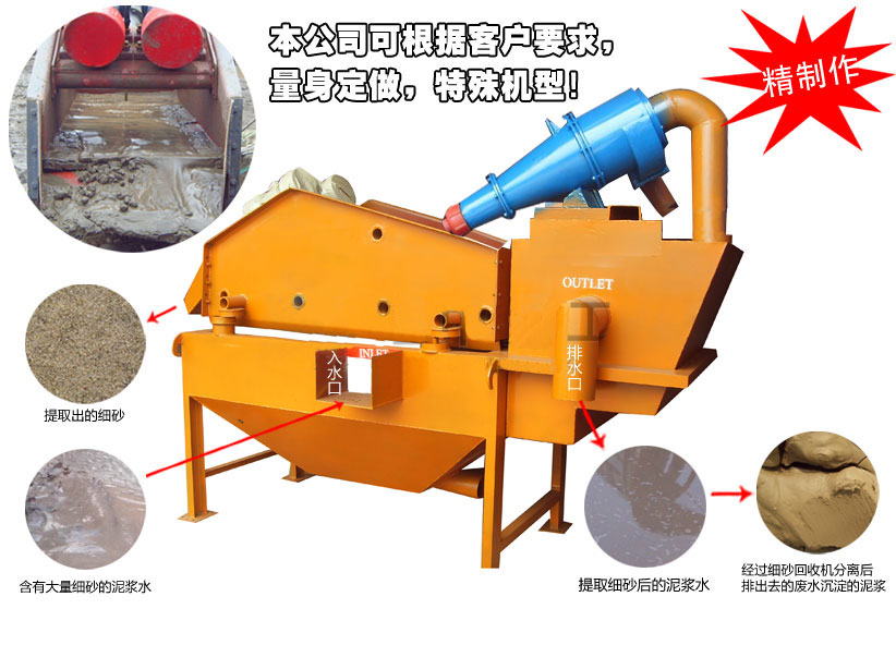 堅石機械專業(yè)生產(chǎn)細(xì)沙回收機廠家